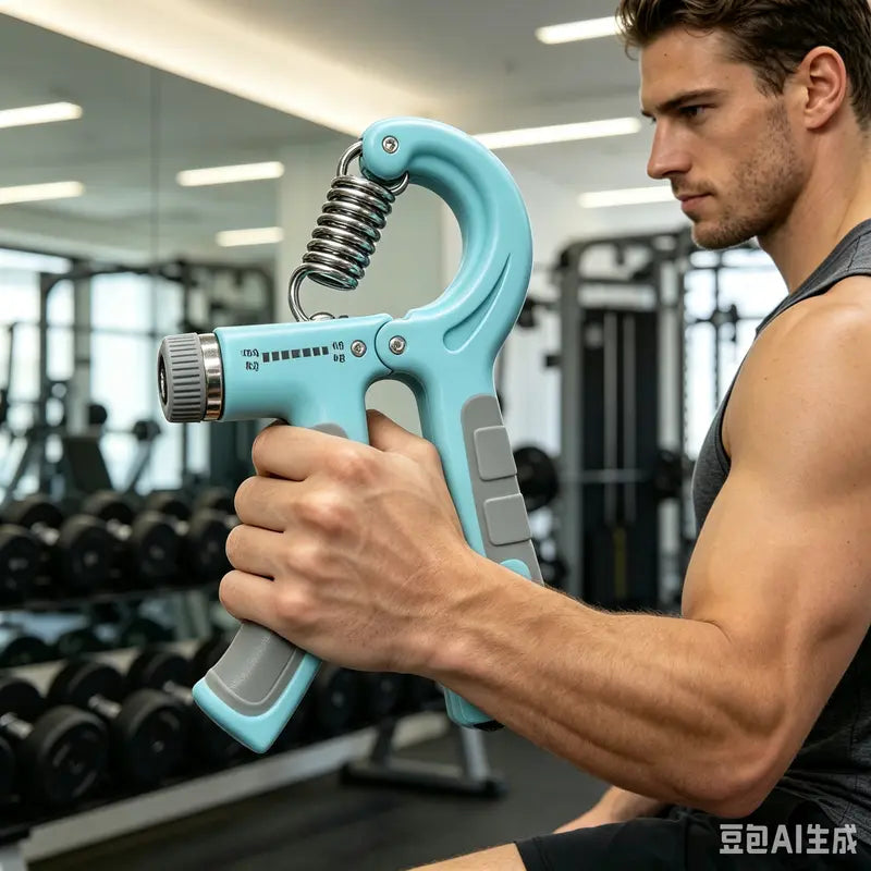 Unisex 5-60Kg Carbon Steel Hand Grip Strengthener Kit - Counter Built-In Gripper, Finger Exerciser, Stretcher, Grip Ring, Stress Relief Ball, Forearm Workout Equipment for Athletes, Rehabilitation, Father'S Day & Christmas Gift for Boyfriend